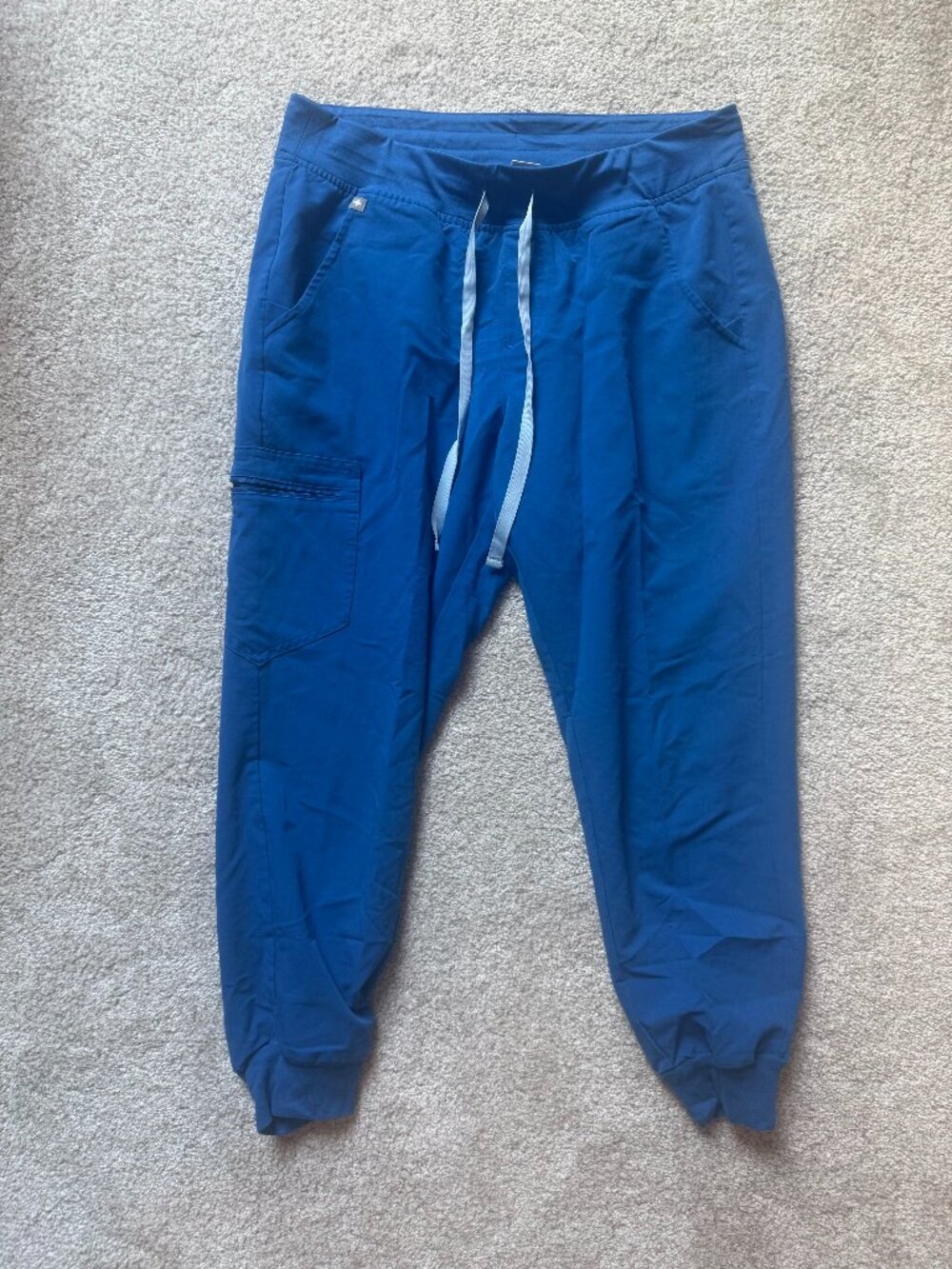 FIGS Zamora Jogger Scrub Pants Navy Blue Medium Petite M/P